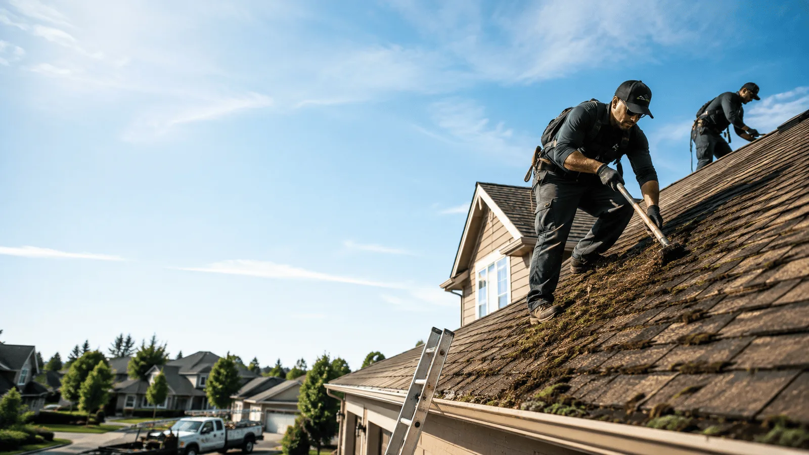 Roof Moss Removal in Newhall, CA near me